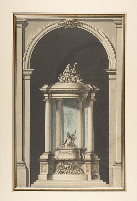 Louis Gustave Taraval - Design for a Pulpit