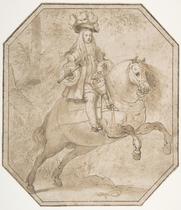 Matías de Torres - Charles II of Spain on Horseback