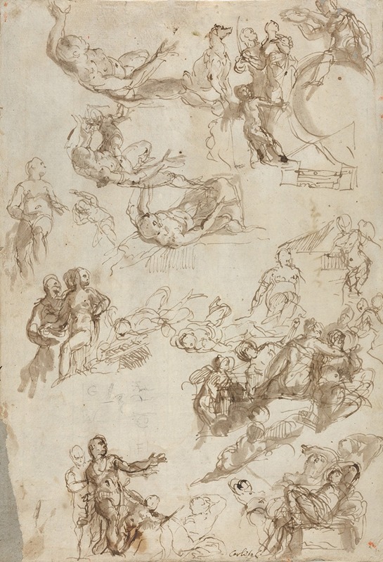 Paolo Veronese - Studies for The Allegories of Love