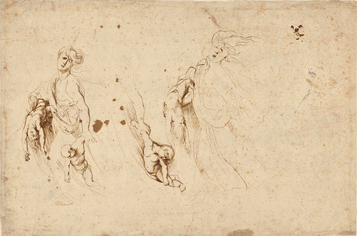Peter Paul Rubens - Three Sketches for Medea and Her Children