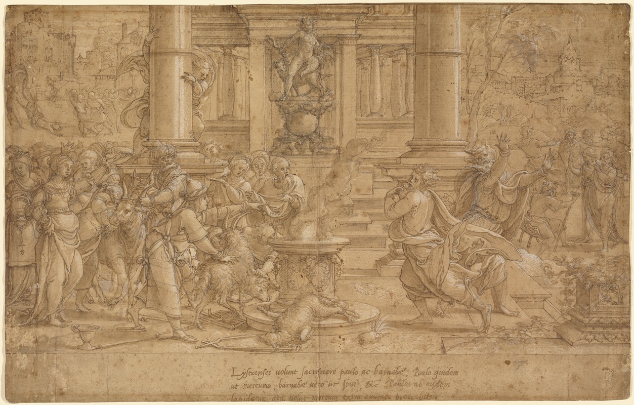 Pieter Coecke van Aelst - The Sacrifice at Lystra