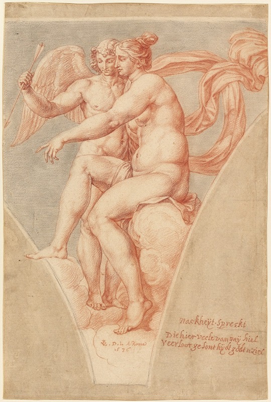 Pieter van Lint - Venus and Cupid (after Raphael)