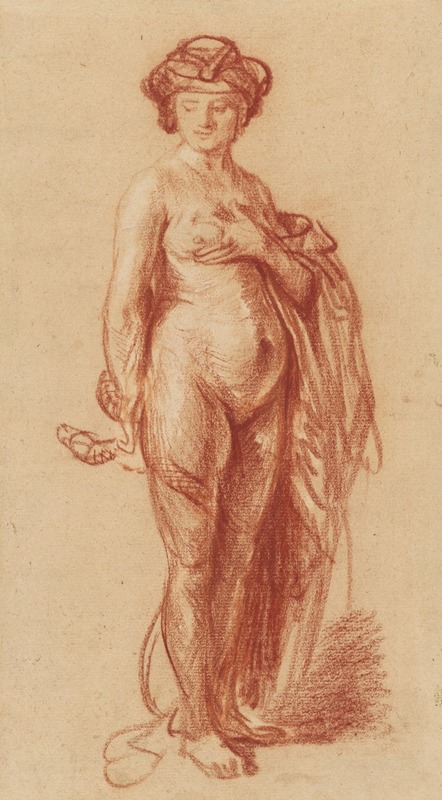 Rembrandt van Rijn - Nude Woman with a Snake