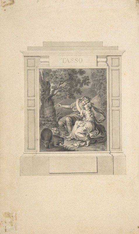 Richard Westall - Fronticepiece for Tasso’s Poems