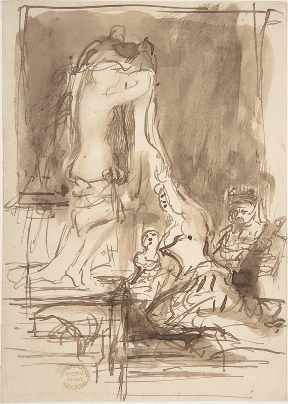 Sir David Wilkie - Study for ‘The Bride at Her Toilet on the Day of Her Wedding’