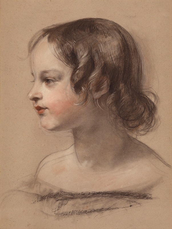 Sir Edwin Henry Landseer - Portrait of a Young Girl