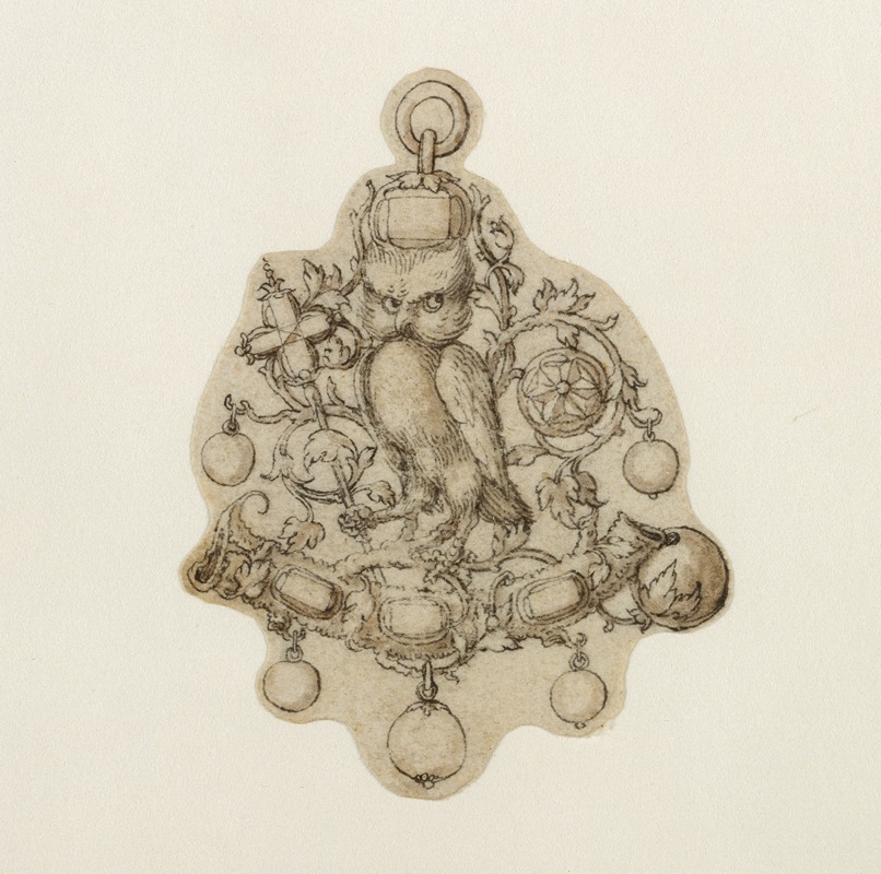 Theodor de Bry - Design for a Pendant Jewel