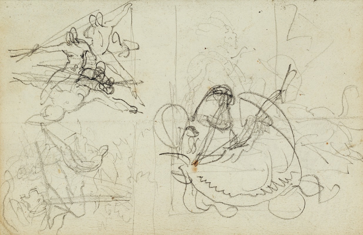 Théodore Géricault - Compositional studies