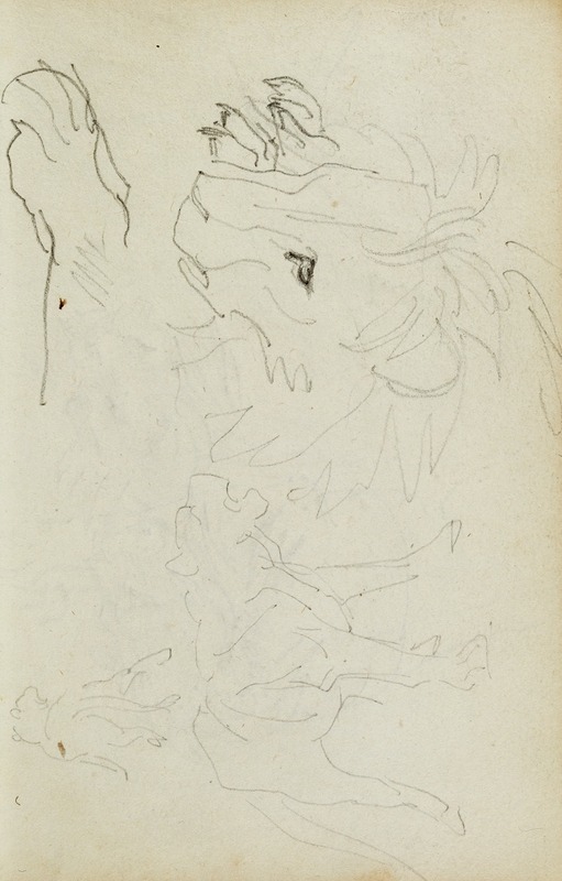 Théodore Géricault - Lion studies