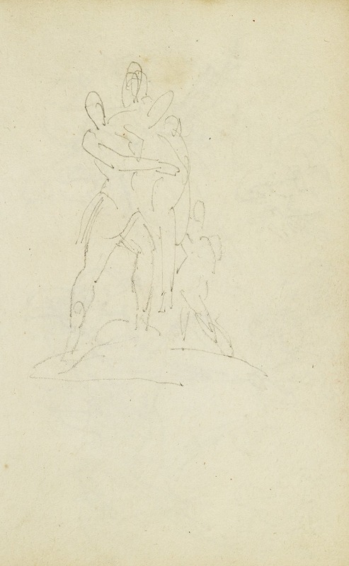 Théodore Géricault - Group of three figures