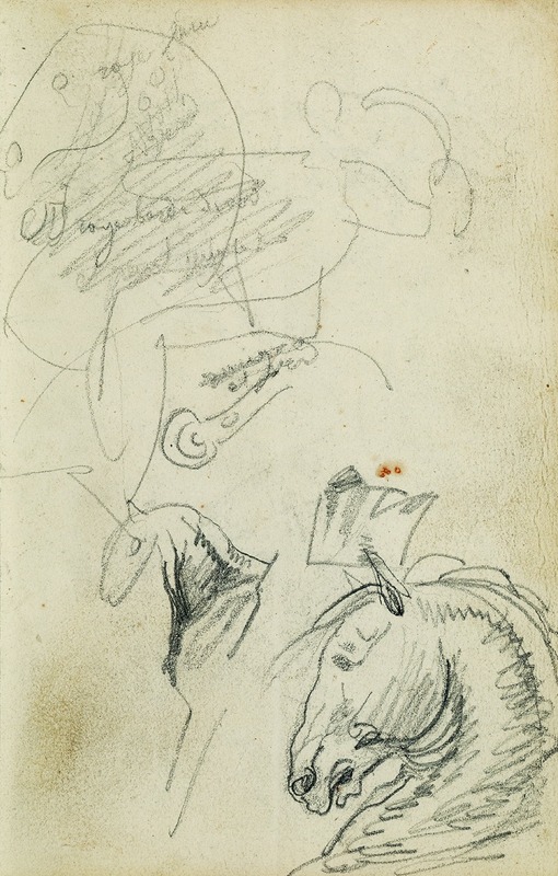 Théodore Géricault - Horse studies