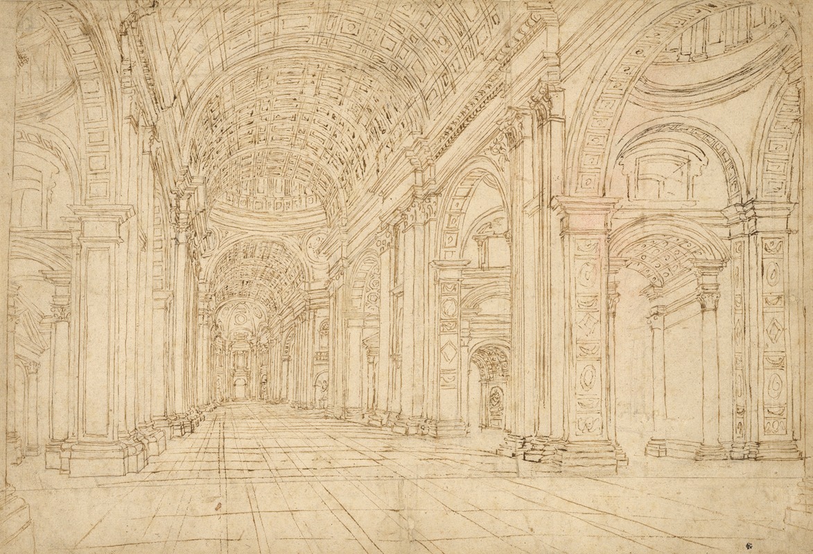 Anonymous - Interior of Saint Peter’s Basilica