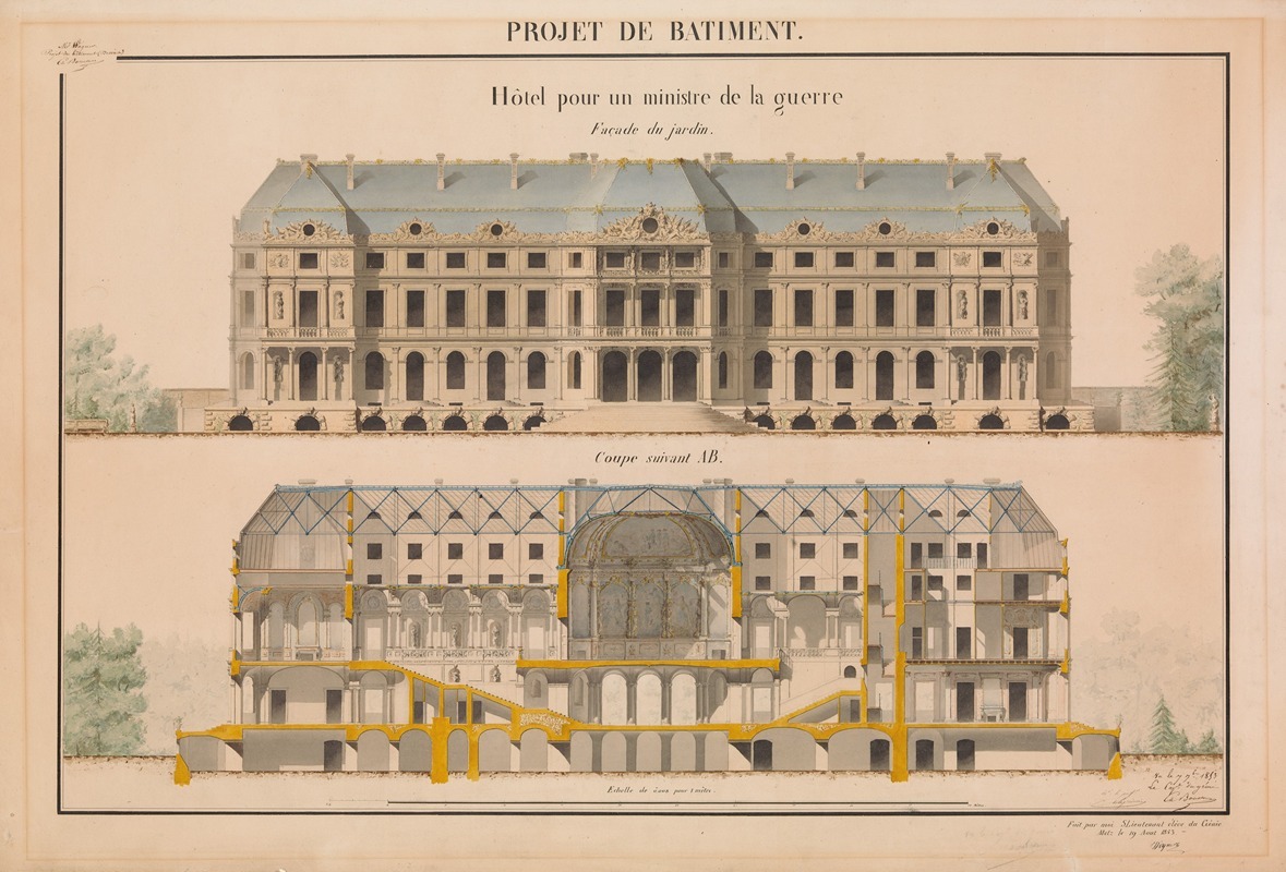 Wagner - Project for a Headquarters of a War Ministry