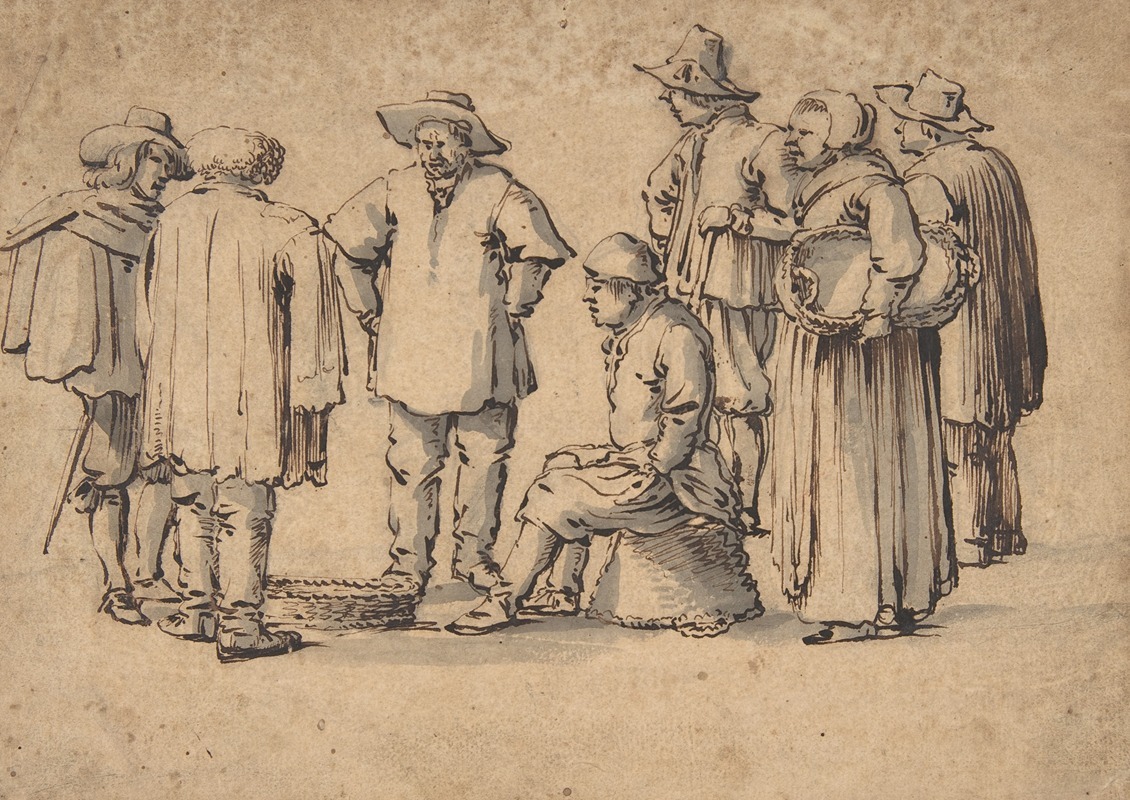 Willem van de Velde the Elder - Peasants