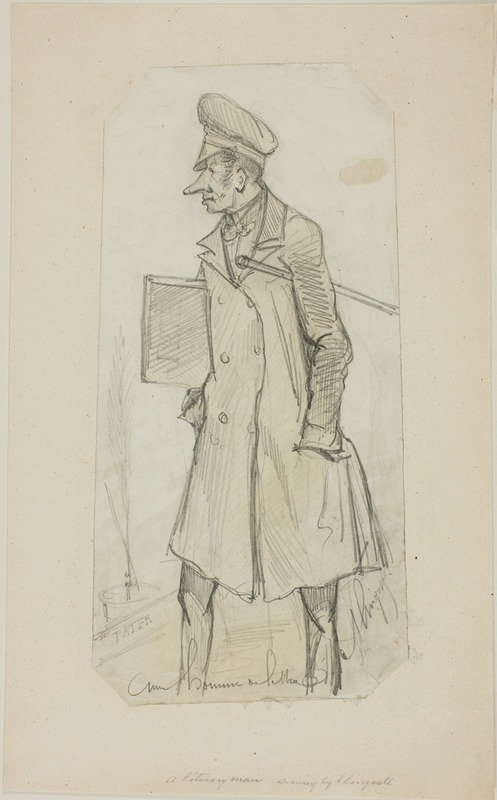 A. Lingoste - Caricature of Scholar