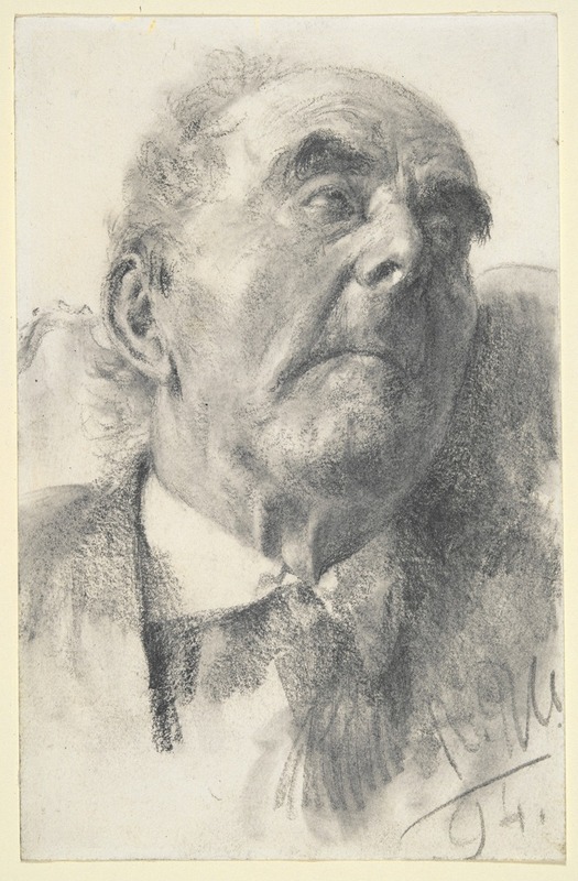 Adolph von Menzel - Head of an Old Man