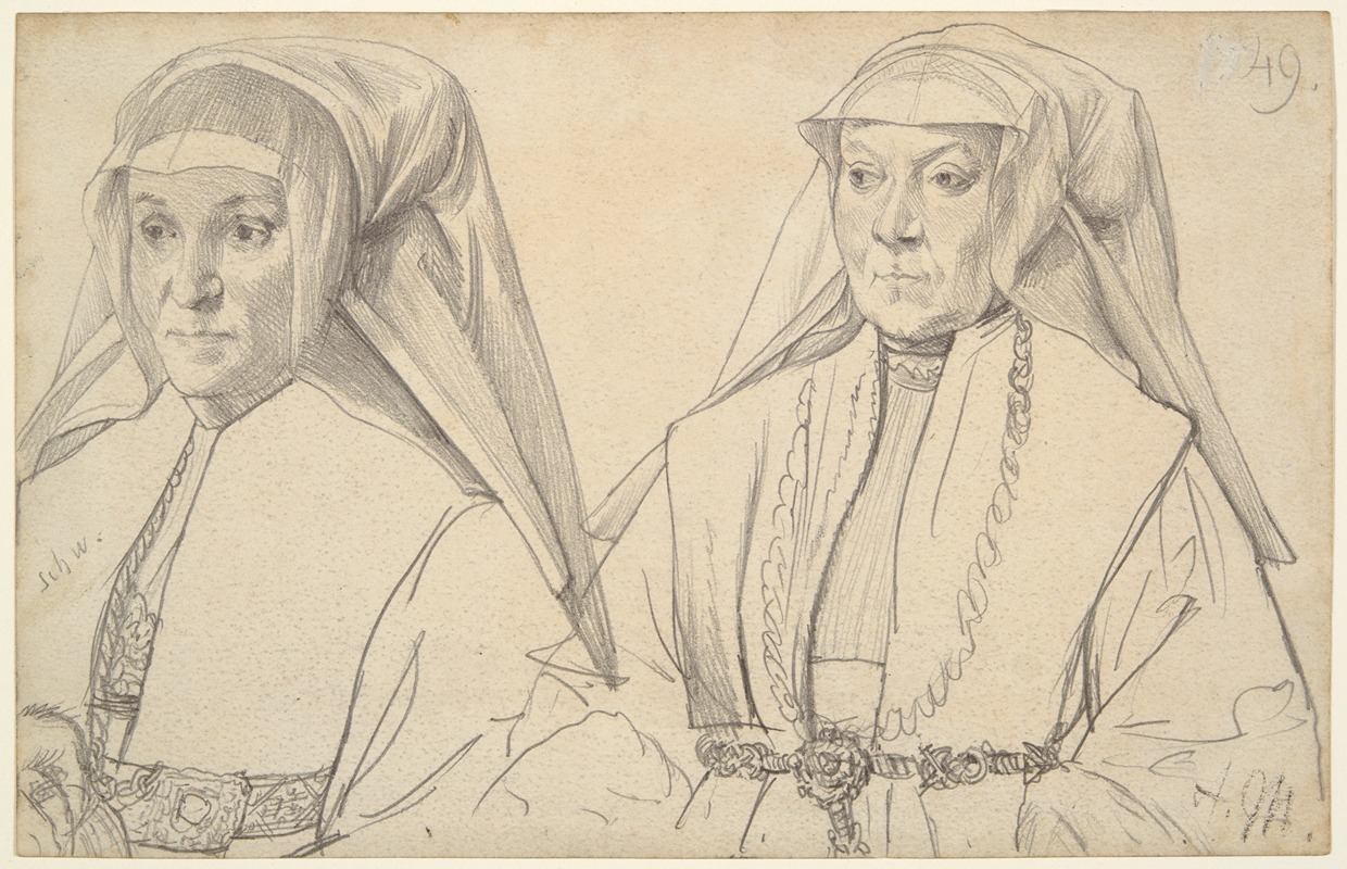Adolph von Menzel - Schwestern (Nuns)