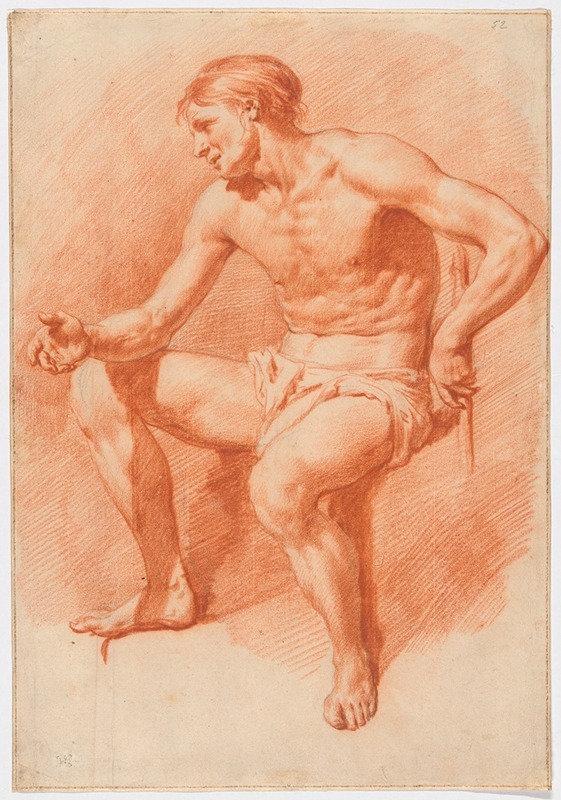 Adriaen van de Velde - Study of a Male Nude