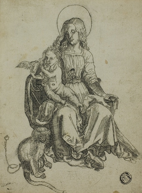 After Albrecht Dürer - Madonna with the Monkey