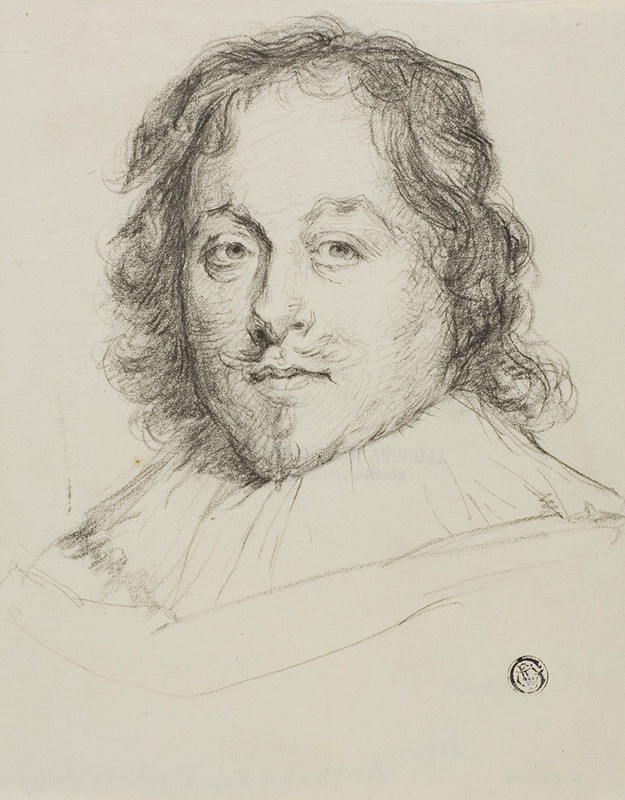 Follower of Anthony van Dyck - Constantijn Huygens