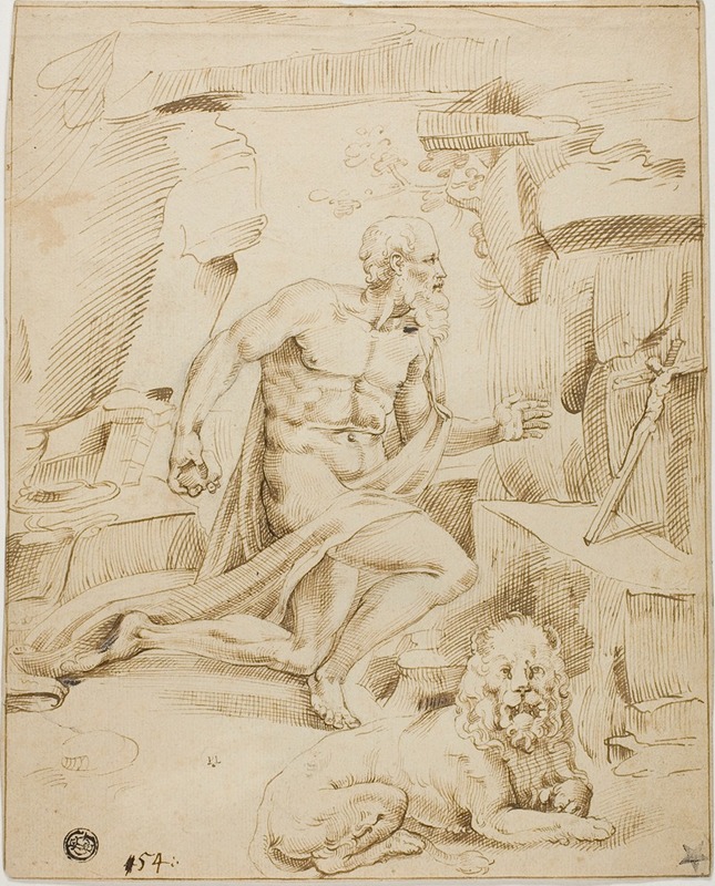 After Bartolommeo Passarotti - Saint Jerome