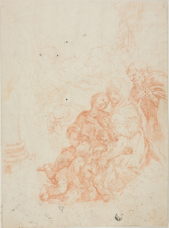 After Ciro Ferri - Holy Family with the Infant Saint John