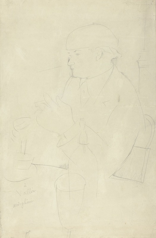 Amedeo Modigliani - Portrait of Vallin