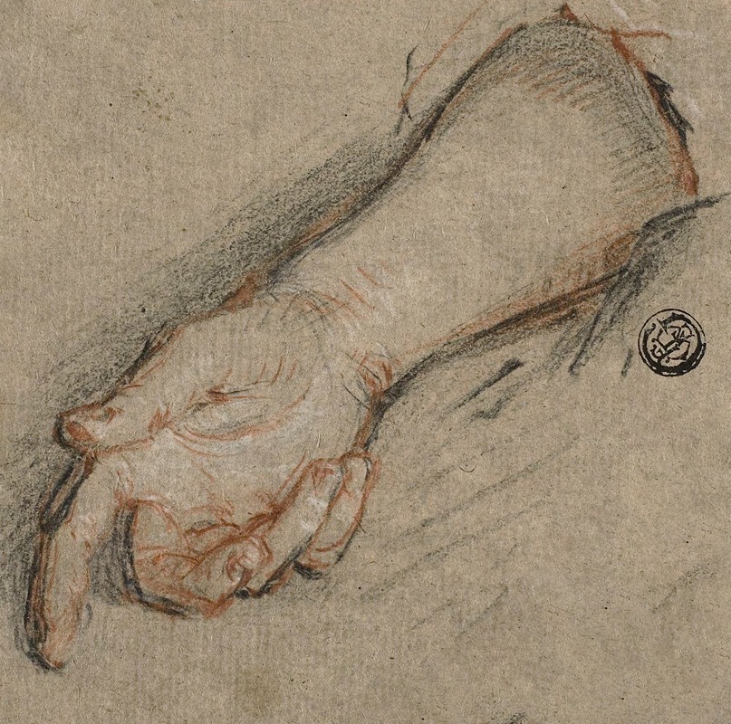 Antoine Coypel - Back of Hand and Forearm