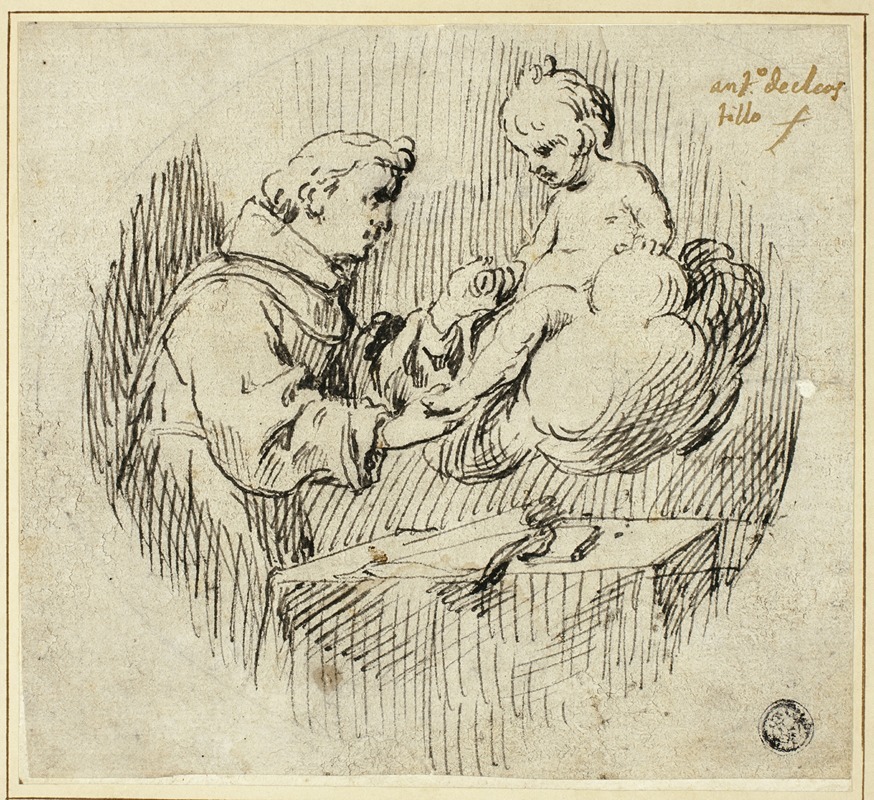 Antonio del Castillo Y Saavedra - Saint Anthony of Padua with the Infant Jesus