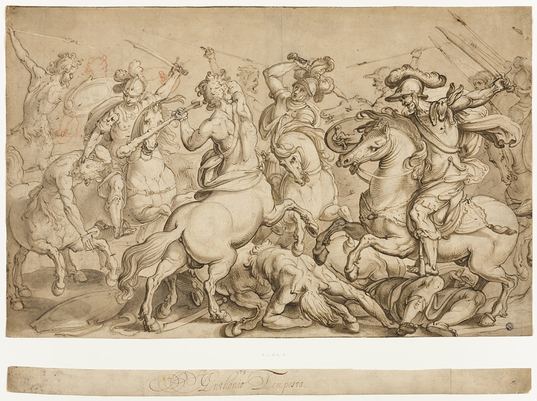 Antonio Tempesta - Battle of the Lapiths and Centaurs