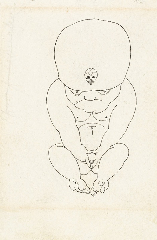 Aubrey Vincent Beardsley - Crouching Midget