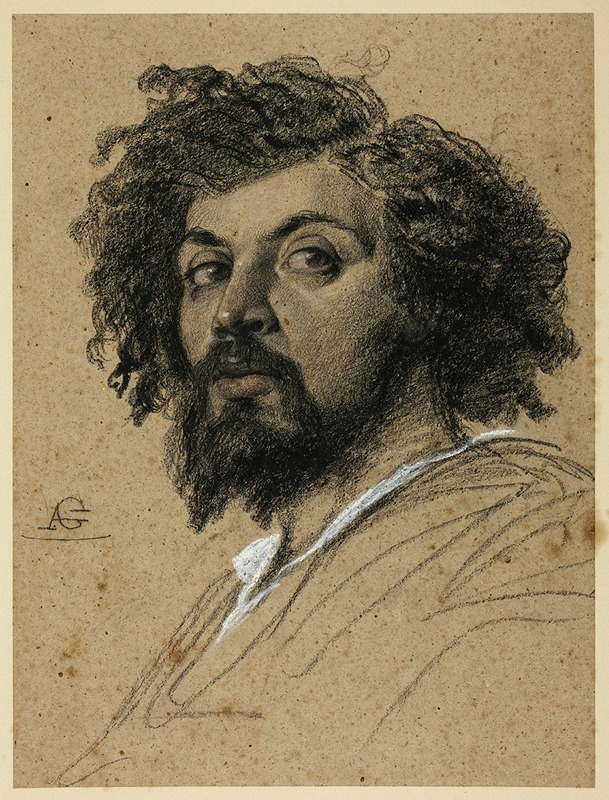 Auguste Barthélémy Glaize - Self-Portrait