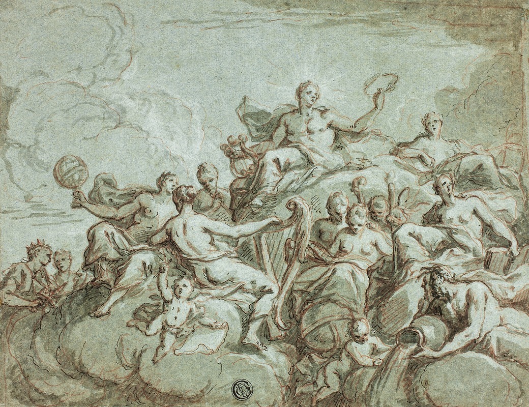 Bartholomaeus Spranger - Apollo and the Muses
