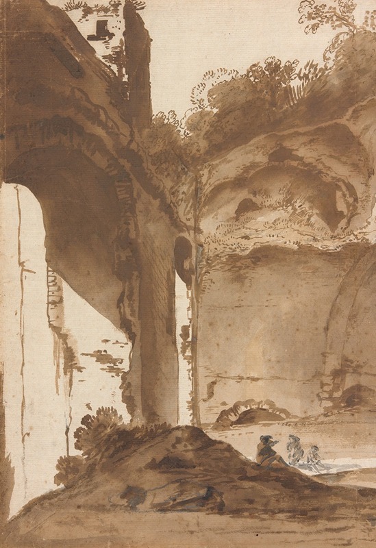 Bartholomeus Breenbergh - Villa of Maecenas at Tivoli