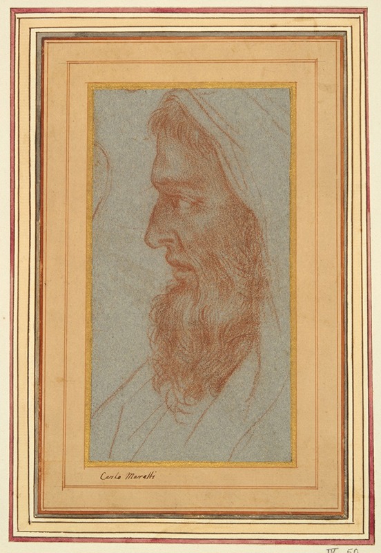Carlo Maratti - Head of a Bearded Man in Profile