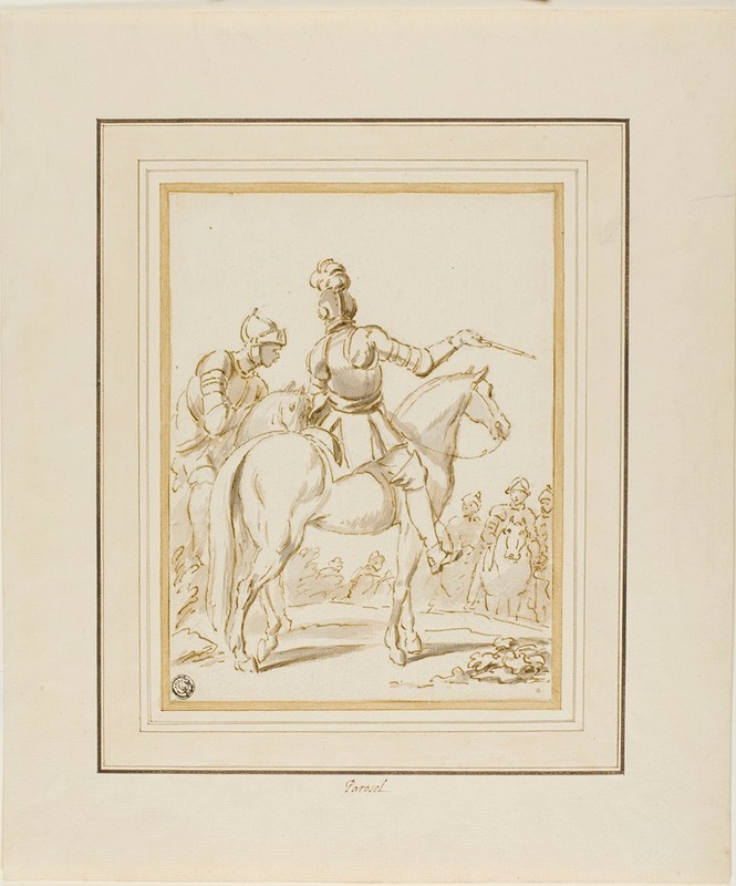 Charles Parrocel - Knights on Horseback