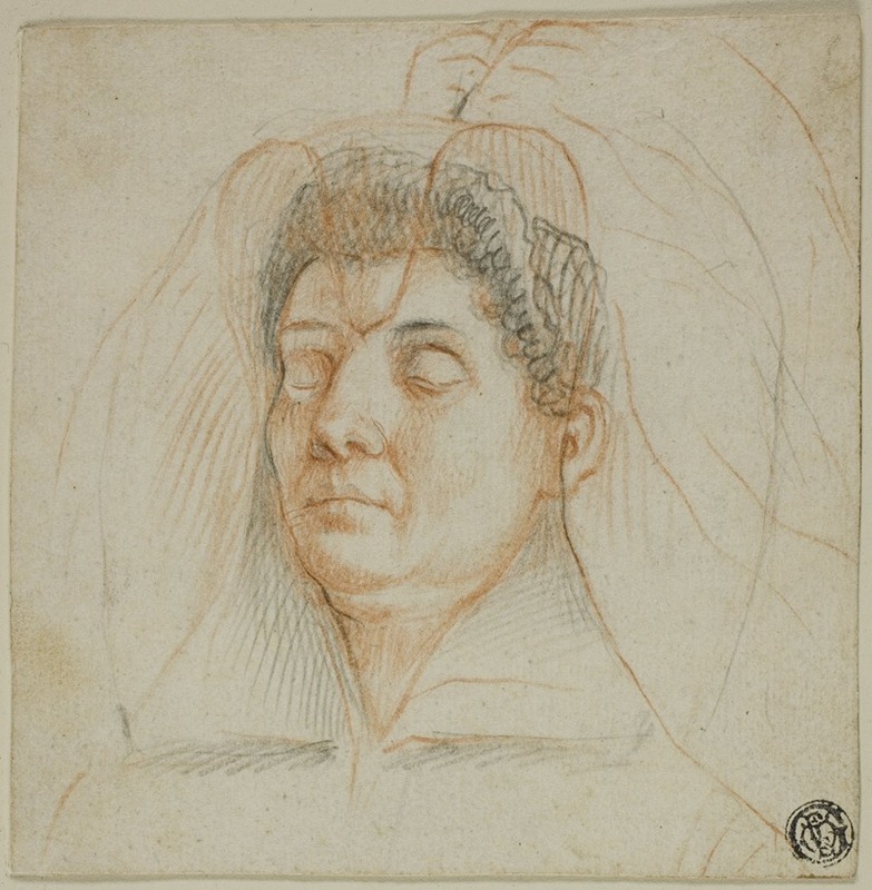 Circle of Lavinia Fontana - Death Mask of a Woman