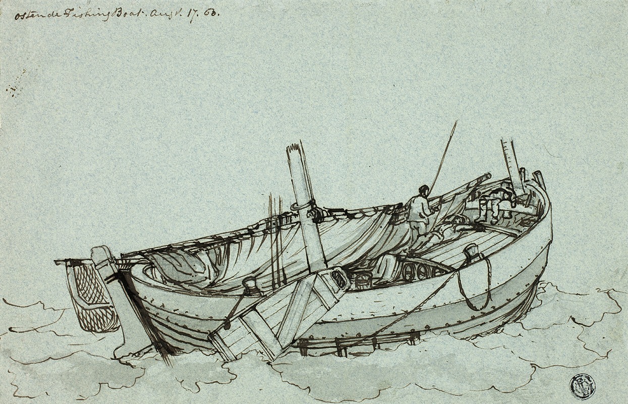 Clarkson Stanfield - Ostende Fishing Boat