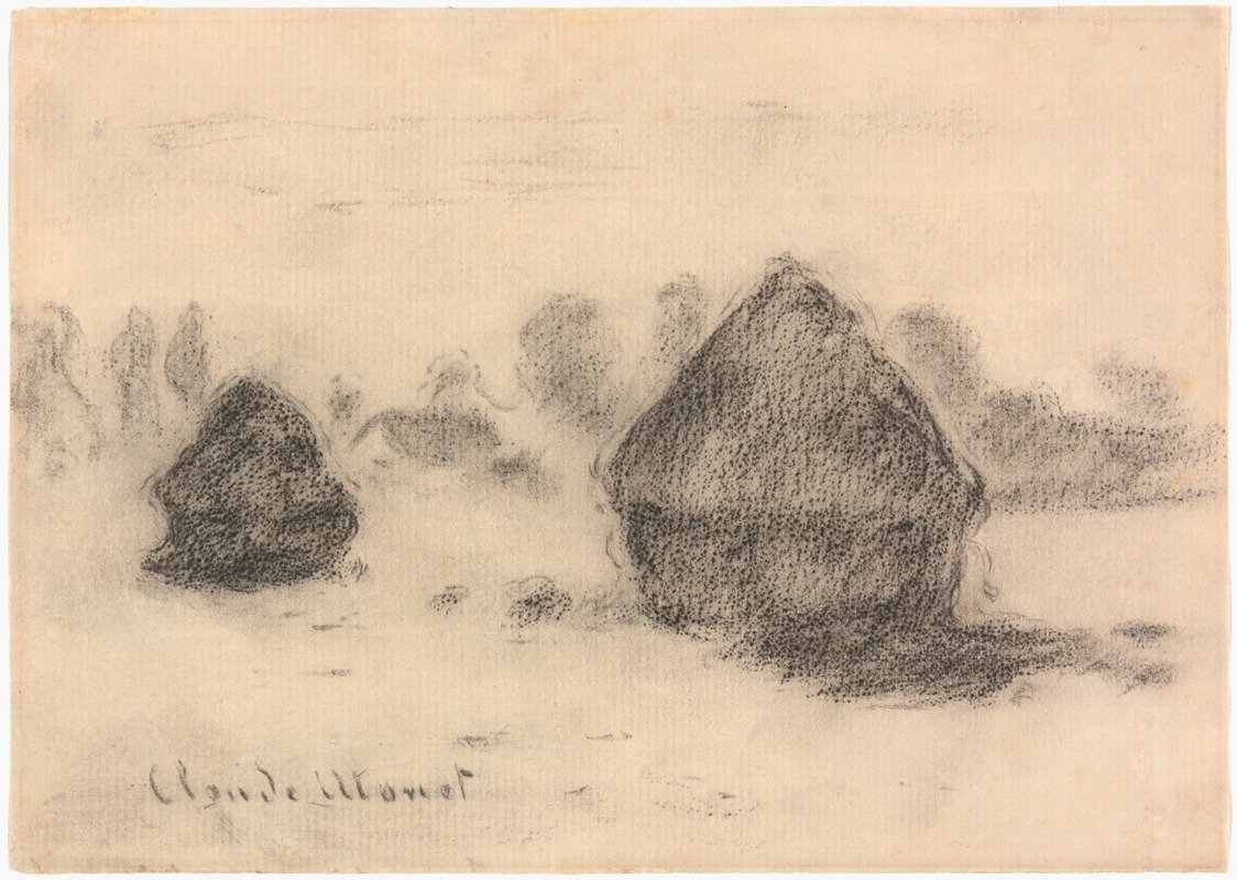 Claude Monet - Stacks of Wheat