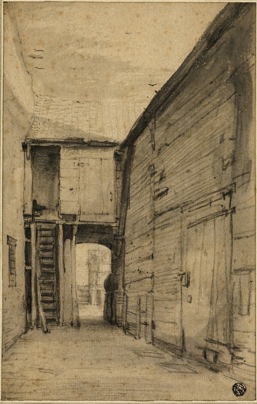 Cornelis Saftleven - Yard of an Old House