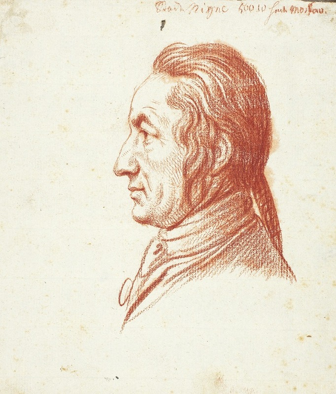 Daniel Nikolaus Chodowiecki - Portrait Head of a Man in Profile