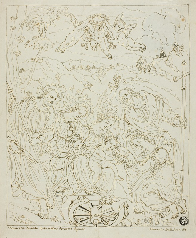 Domenico dalla Rosa - Marriage of Saint Catherine