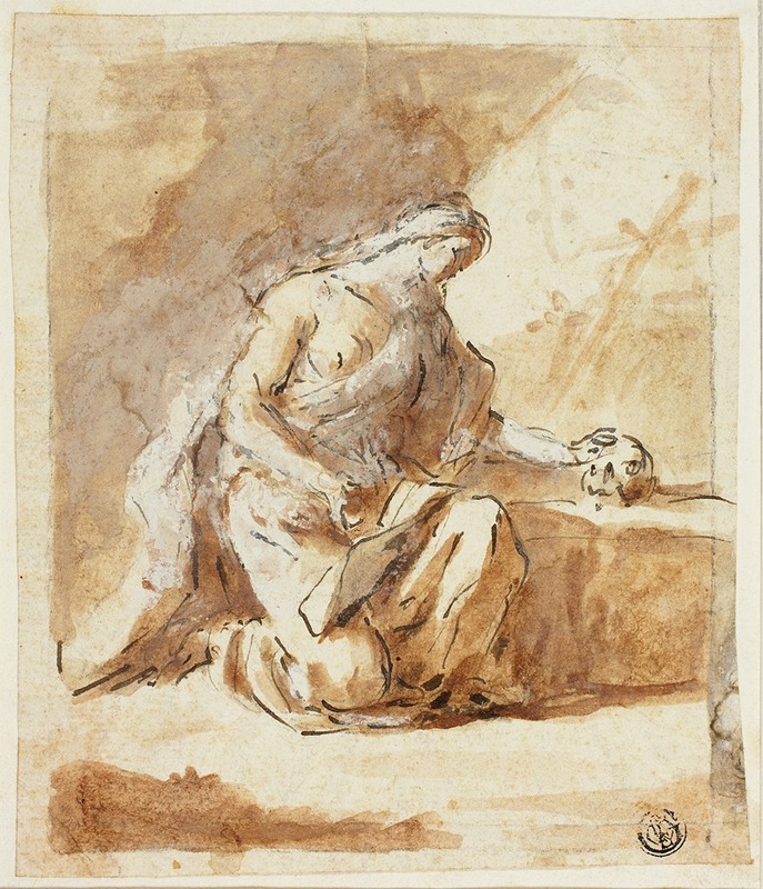 Domenico Mondo - Penitent Magdalene
