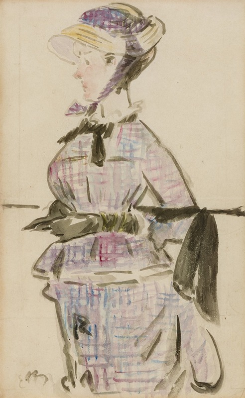 Édouard Manet - Femme en Costume de Voyage