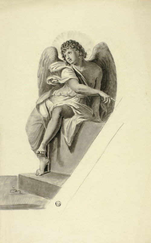 Elizabeth Murray - Angel Seated by Tomb
