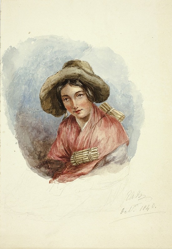 Elizabeth Murray - Portrait of Peasant Woman