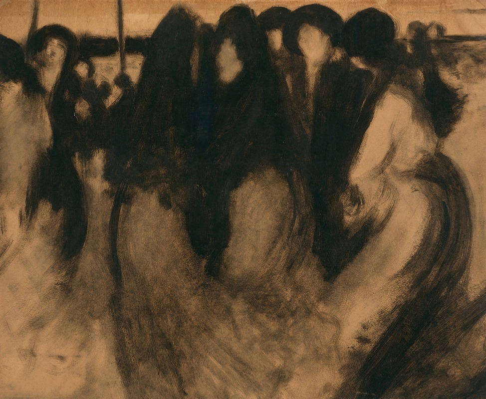 Eugène Carriere - Women in Landscape