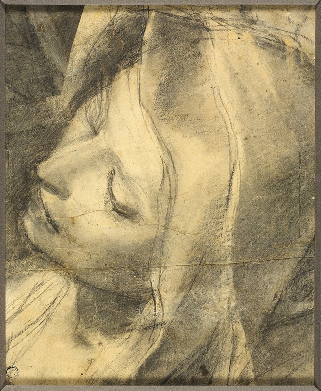 Federico Barocci - Head of the Swooning Virgin; Study for the Deposition