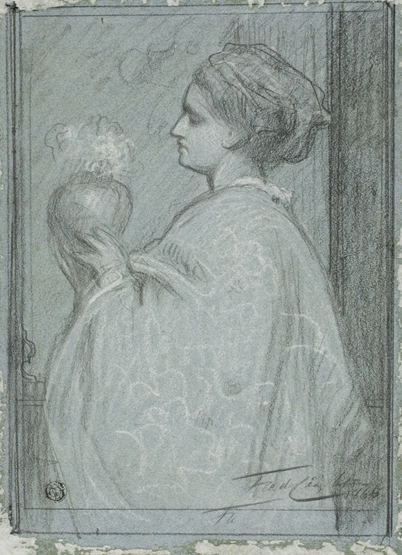 Frederic Leighton - Lady with Vase