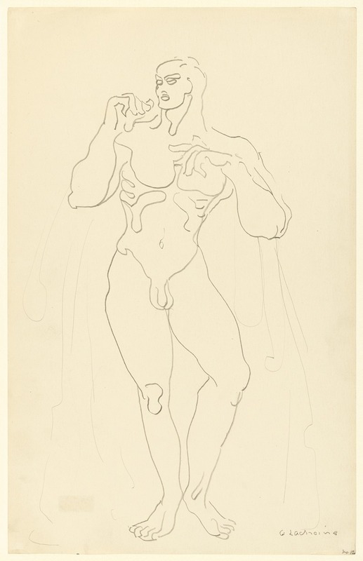 Gaston Lachaise - Male Nude No. 12